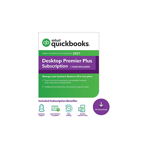 QuickBooks Desktop Premier Plus Accounting Software for Small Business 1-Year